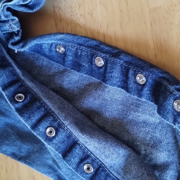 Baby Jeans / 18 months with Snaps - Picture 4 of 4